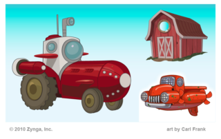 Concept assets Adobe Illustrator farm underwater submarine tractor pickup barn