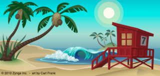 Adobe Illustrator beach vector illustration
